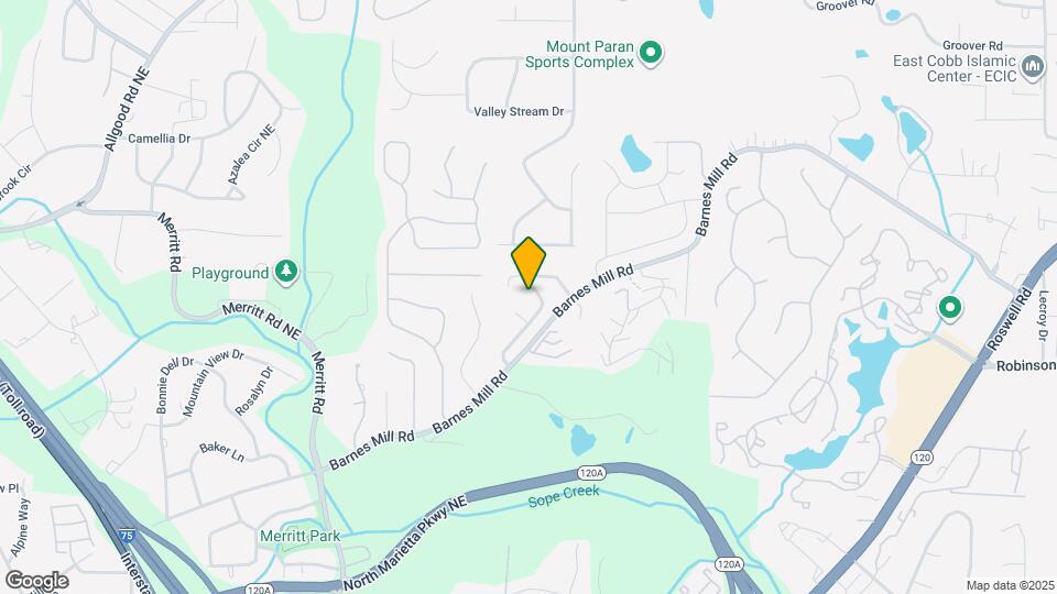 1699 Cedar Bluff Way Map and Location Details