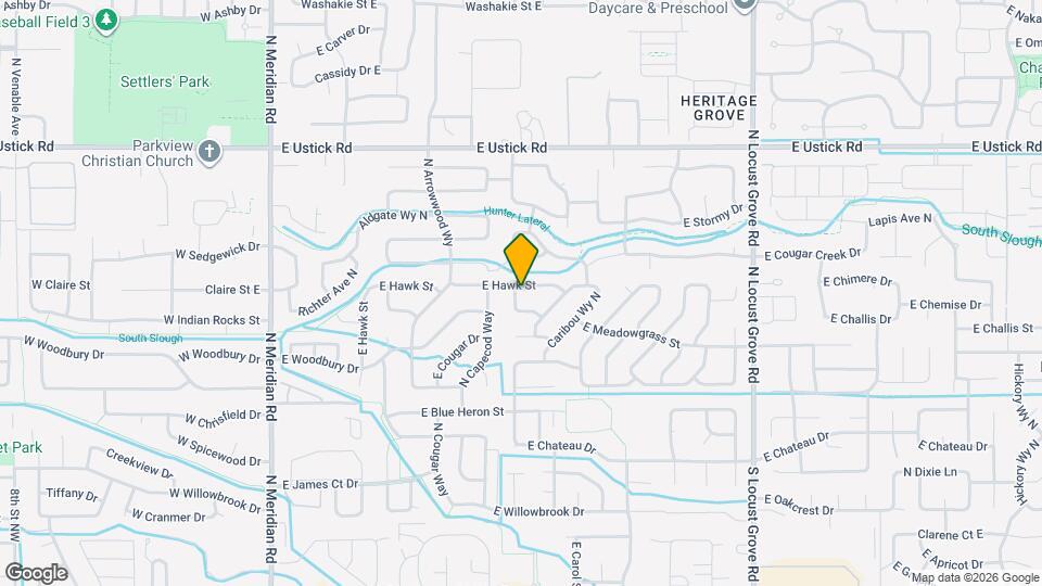853 E Hawk St Mapa y Detalles de la Ubicación