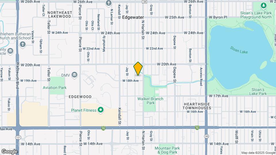 1800 Ingalls St Map and Location Details