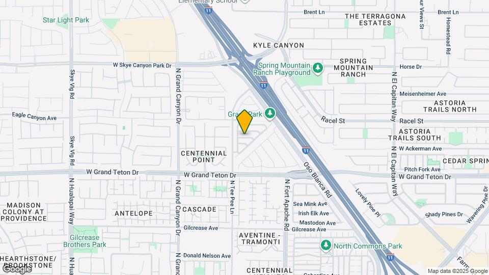 9341 W Pearblossom Sky Ave Map and Location Details