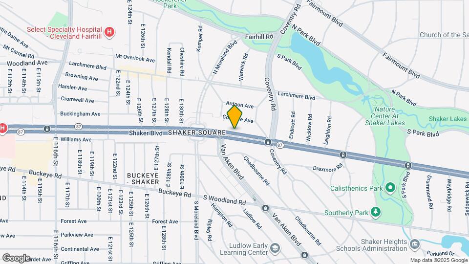 13615 Shaker Blvd, Unit 3A Map and Location Details