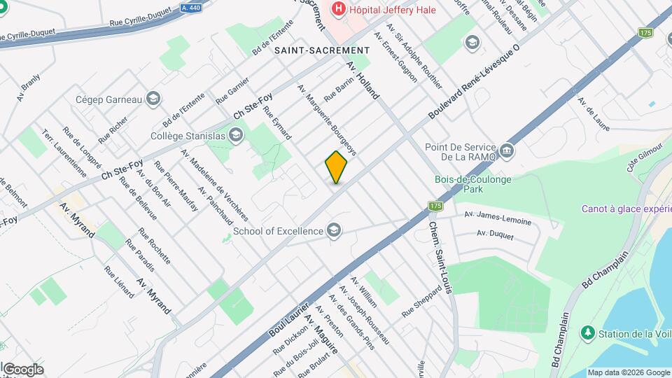 1486 René-Lévesque Boul O Map and Location Details
