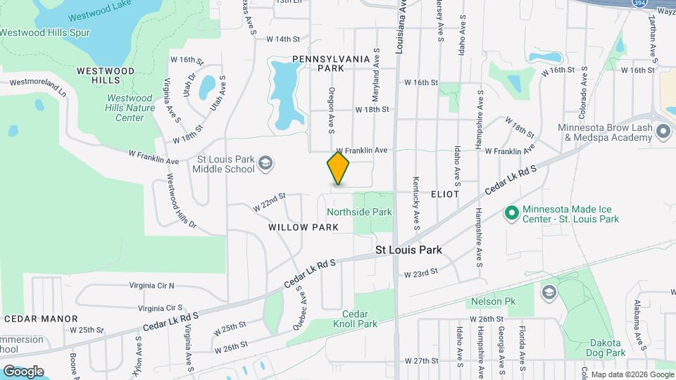 7412 W 22nd St, Unit Greensboro Condos Mapa y Detalles de la Ubicación