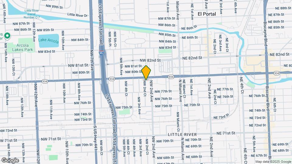 7811 NW 2nd Ct Map and Location Details