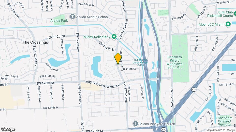 11729 SW 122nd Ave Mapa y Detalles de la Ubicación
