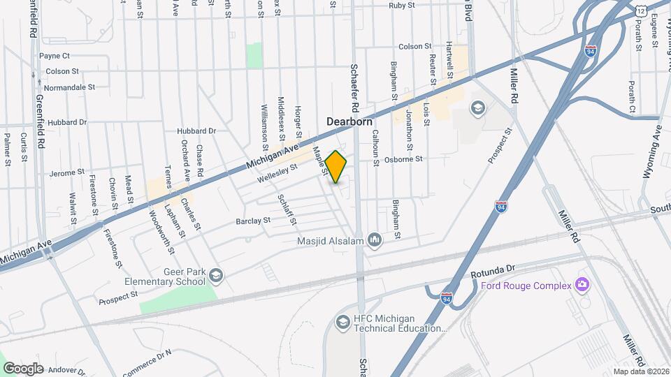 4306 Maple St Map and Location Details