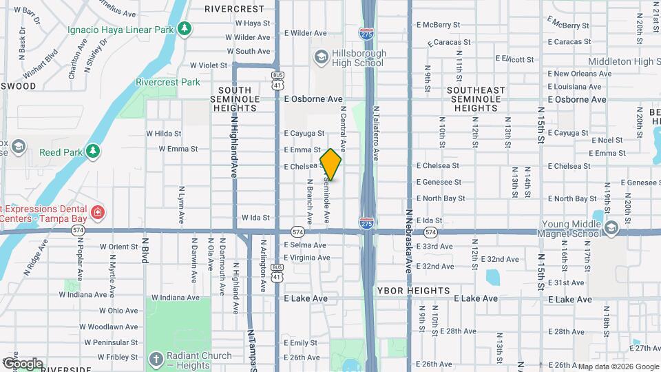4109 N Seminole Ave Map and Location Details