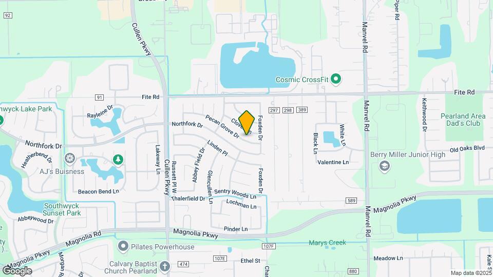 4915 Pecan Grove Dr Map and Location Details