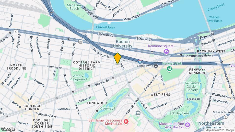 33 Buswell St, Unit 2 Map and Location Details