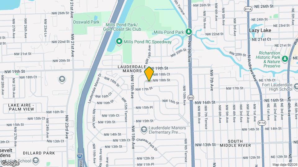 1236 NW 18th St Map and Location Details