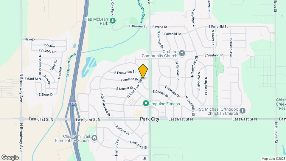 6444 N East Park View St Map and Location Details
