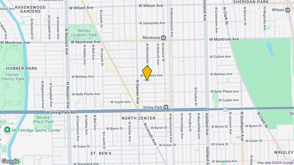 1926 W Warner Ave Map and Location Details