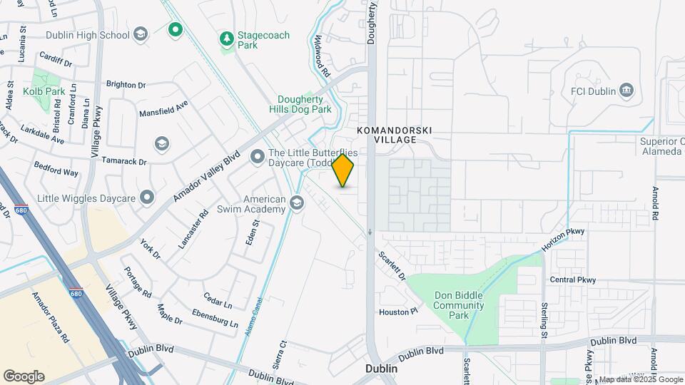 6704 S Mariposa Ln Map and Location Details