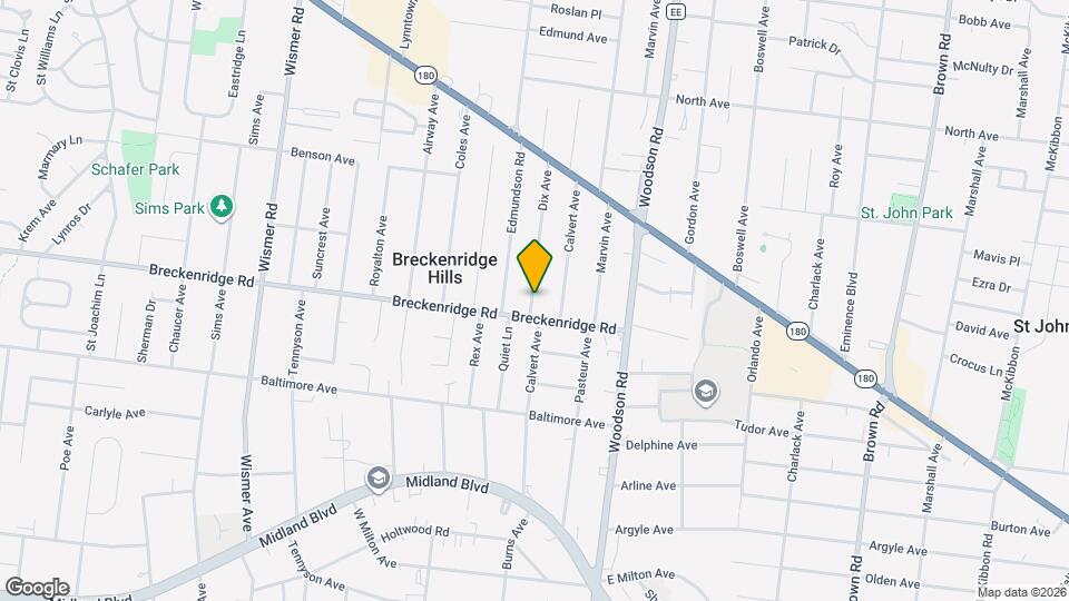 3208 Dix Ave Map and Location Details