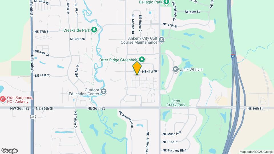 4009 NE Rosewood Ln Map and Location Details