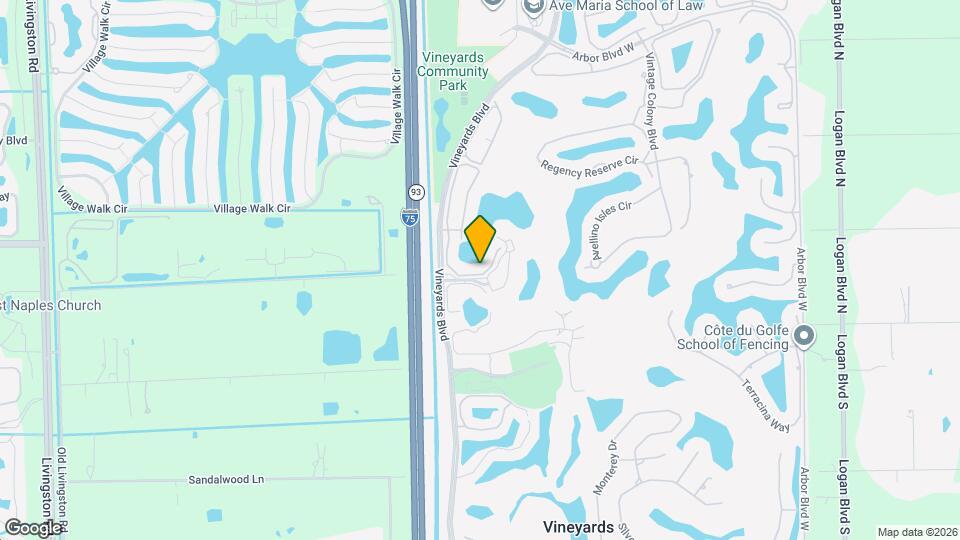 600 Vintage Reserve Ln Map and Location Details