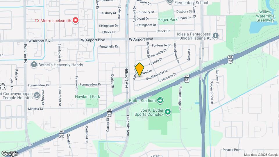 5850 Southminster Dr Map and Location Details