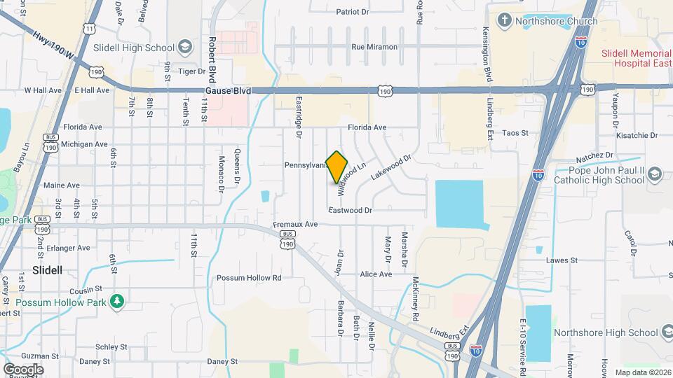 1546 Wildwood Ln Map and Location Details