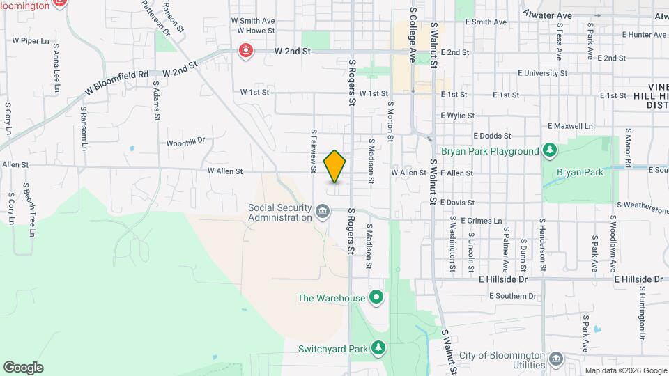 522 W Davis St Map and Location Details