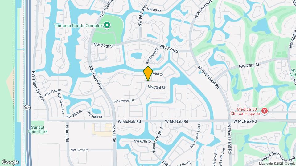 7302 Westwood Dr Map and Location Details
