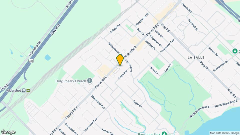 396 Plains Rd E Map and Location Details