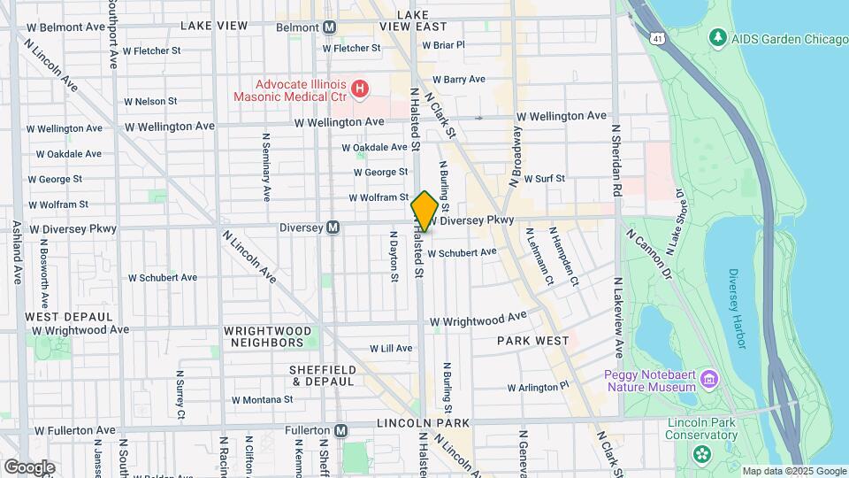 2717 N Halsted St Map and Location Details