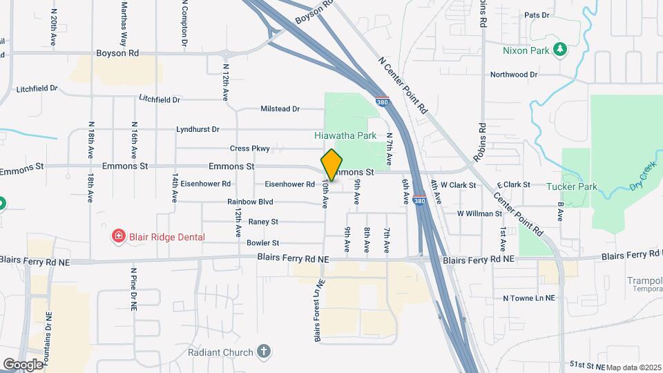 980 Eisenhower Rd Map and Location Details