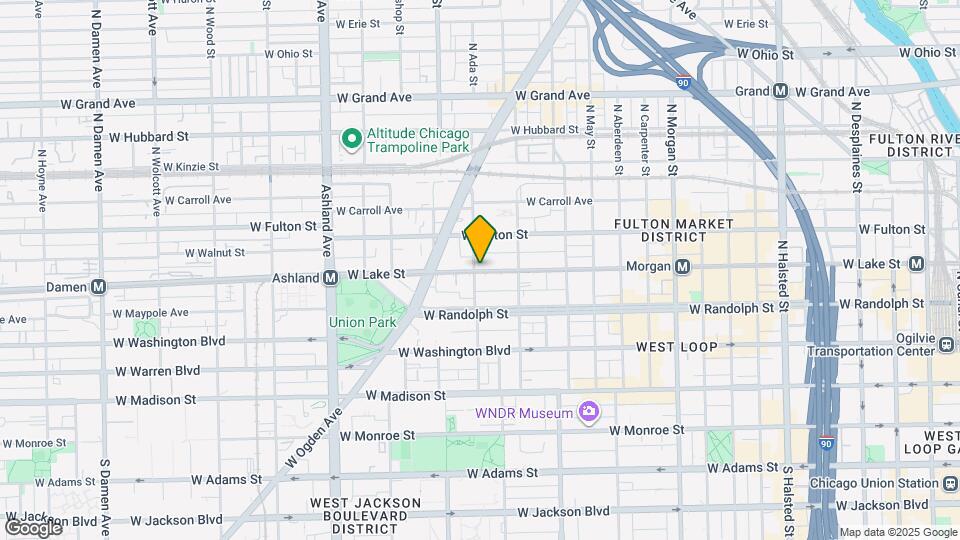 1347 W Lake St Map and Location Details