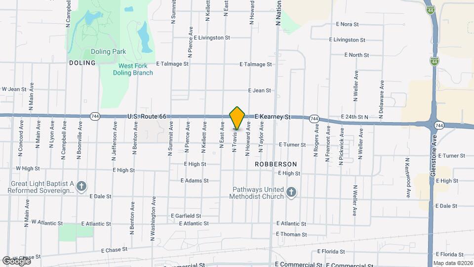2320 N Travis Ave Map and Location Details