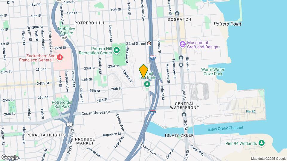 1047 Mississippi St Map and Location Details