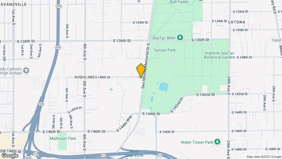 14003 Des Moines Memorial Dr Map and Location Details