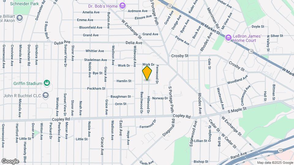 364 Hillwood Dr Map and Location Details