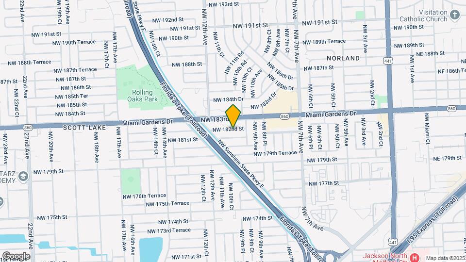 980 NW 182nd St Map and Location Details