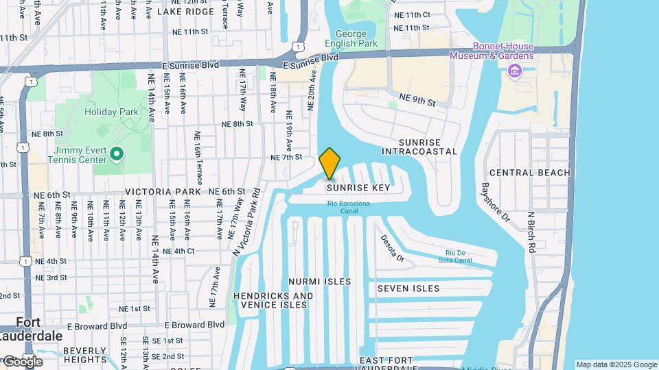 608 1st Key Dr Map and Location Details