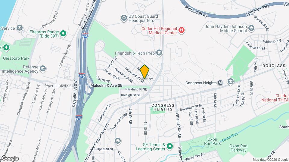 554 Newcomb St SE Map and Location Details