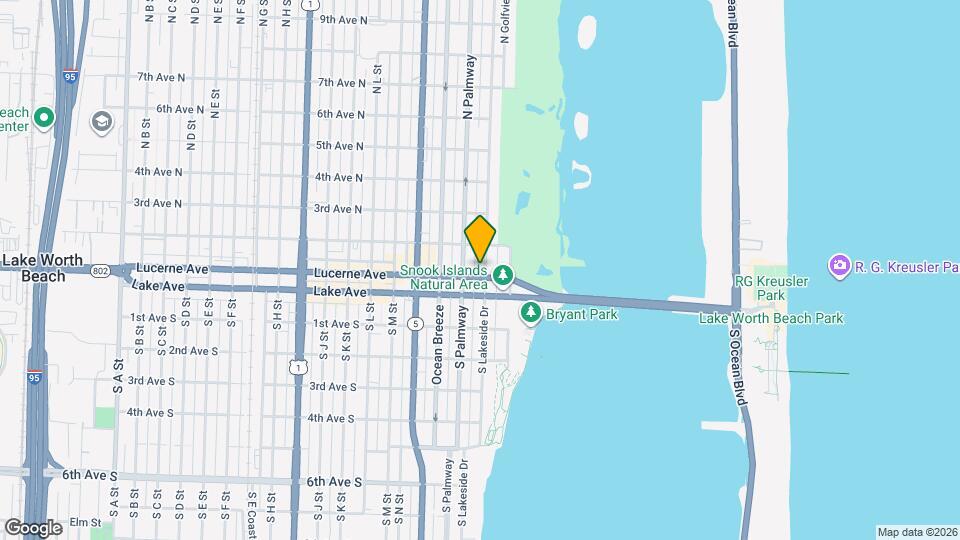 101 N Lakeside Dr Map and Location Details