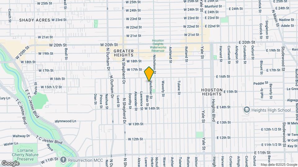 1533 Herkimer St Map and Location Details