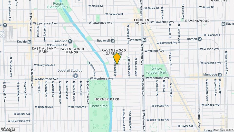 2549 W Sunnyside Ave Map and Location Details