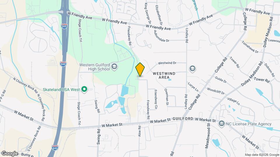316 Friendway Rd Map and Location Details