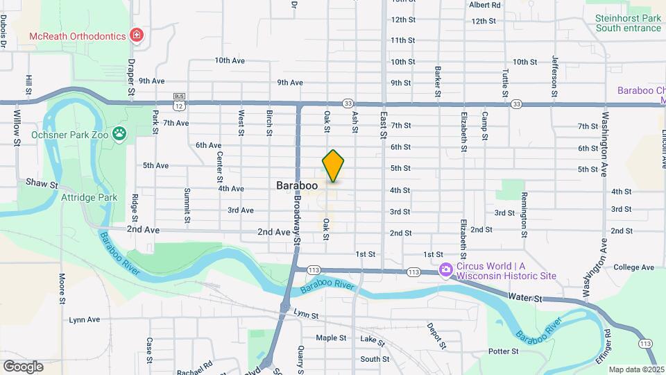 107 1/2 4th St Map and Location Details