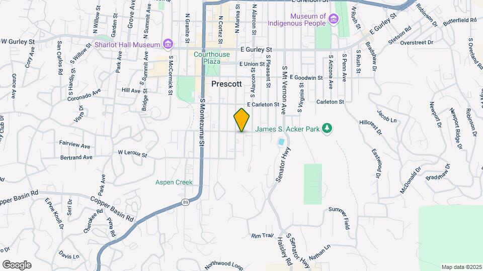 207 E Aubrey St Map and Location Details