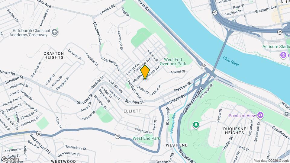 125 Fairview Ave Map and Location Details