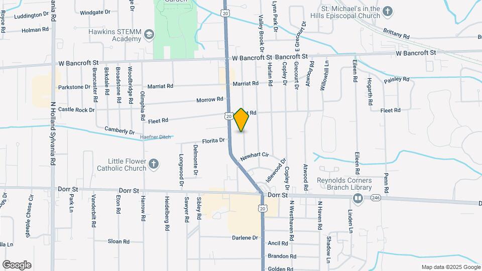 1809 Rivard Rd Map and Location Details