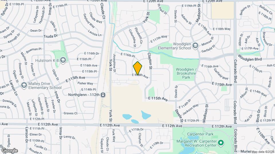 2606 E 116th Ave Map and Location Details