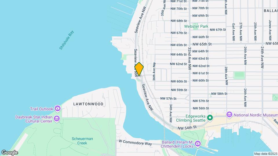 6006 Seaview Ave NW Map and Location Details