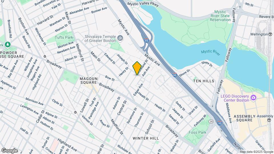 55 Moreland St, Unit 55 Map and Location Details