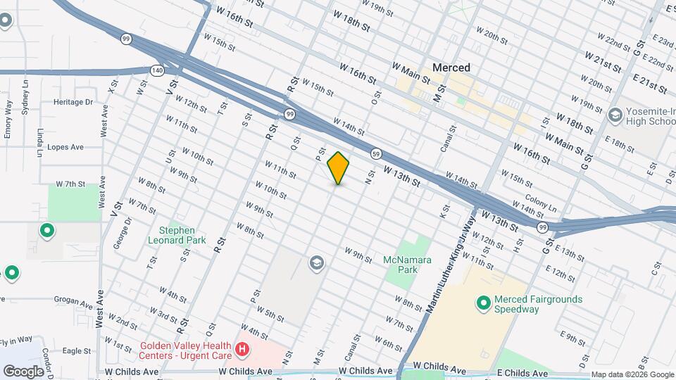 1106-1112 O St Mapa y Detalles de la Ubicación