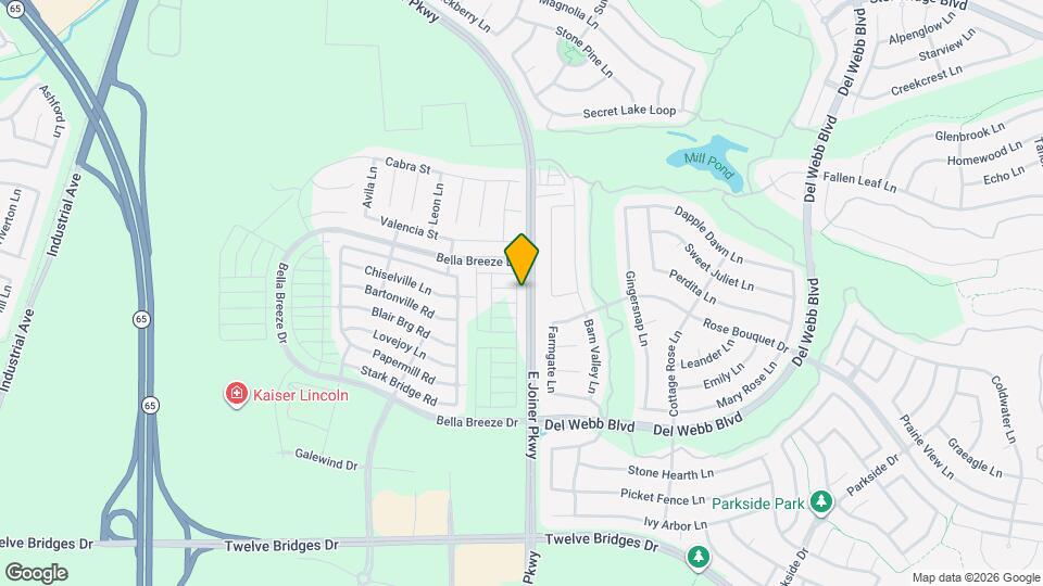 2111 Comstock Ln Map and Location Details