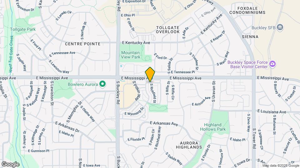 1121 S Richfield St Map and Location Details