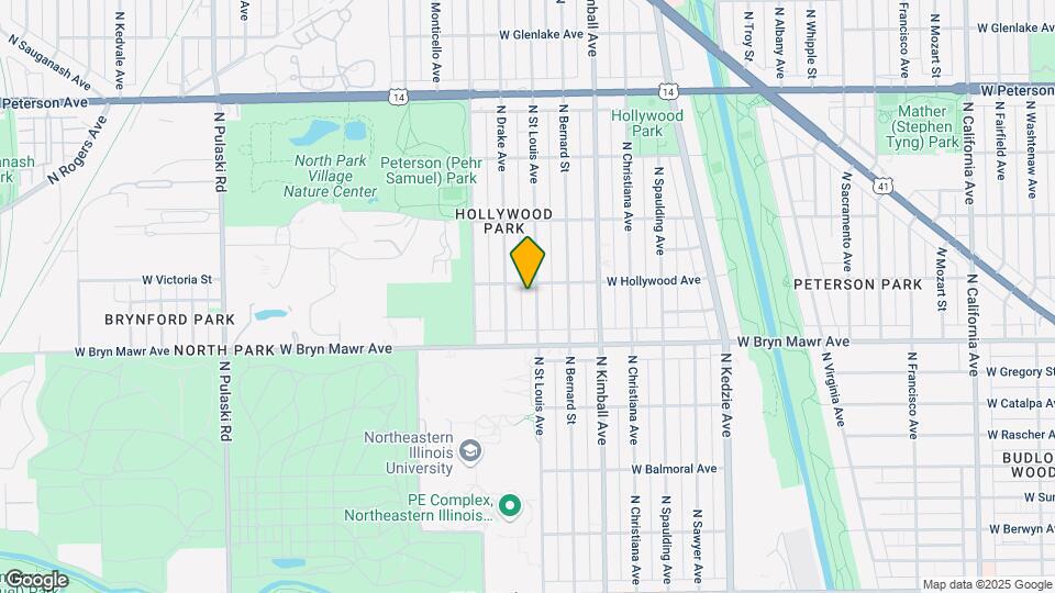 5644 N Saint Louis Ave, Unit #2 Mapa y Detalles de la Ubicación